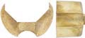 Plains Rifle Forend Cap, 
13/16" octagon, wax cast brass Plains Rifle Forend Cap, 
13/16" octagon, wax cast brass